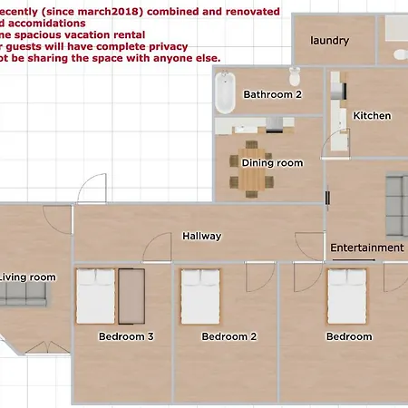 Boa 3 Bedroom Spacious Apartment *