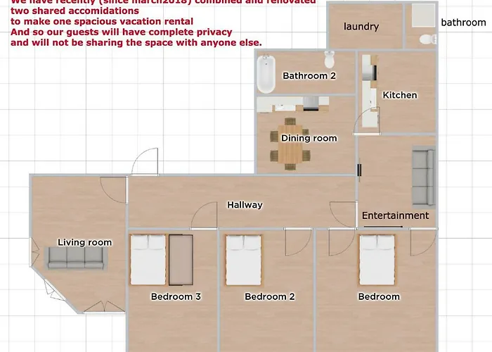 Boa 3 Bedroom Spacious Appartement *
